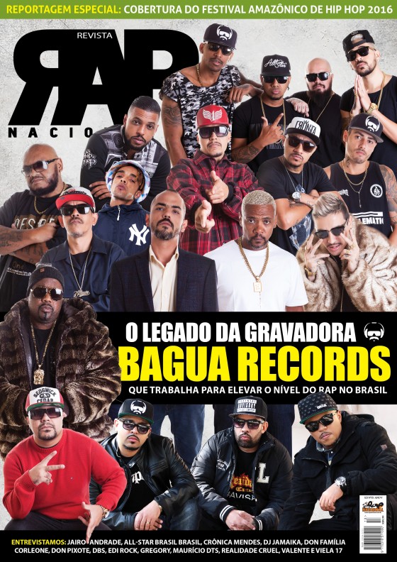 Bagua Records estampa capa da Revista Rap Nacional N°15